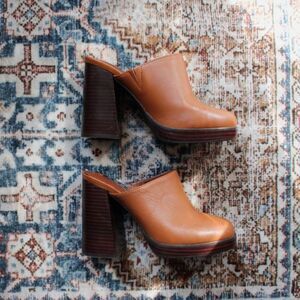 Aqua Moda Square Toe High Heel Mules - 100% Exclusive